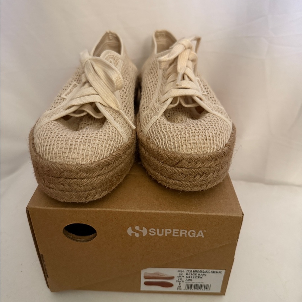 Superga Macrame Espadrille Sneaker - Picture 5 of 8